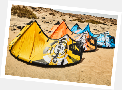 aluguer de material de kitesurf