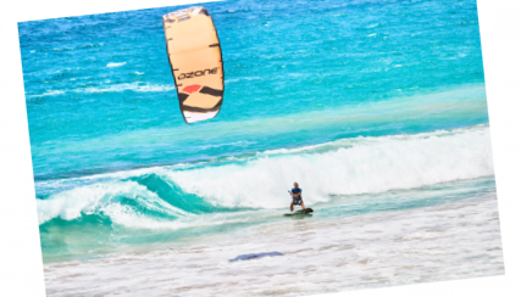 aluguer de material da kitesurf Ozone