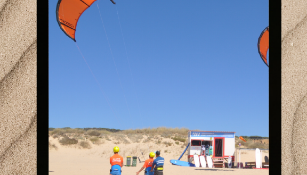 kitesurf lesson in lisbon